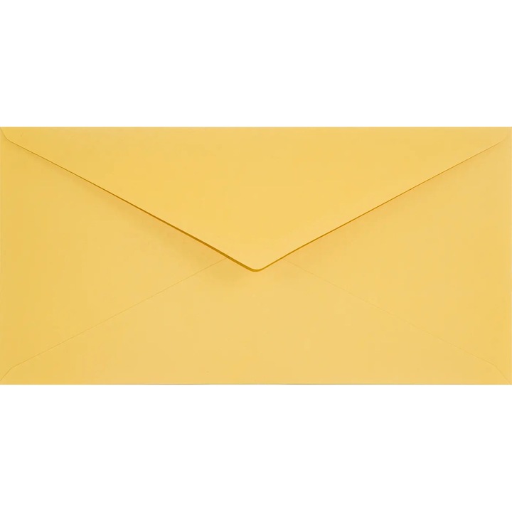 500 db színes dekoratív boríték készlet ökológiai DL, 11x22 Keaykolour Indian Yellow sárga, 120g