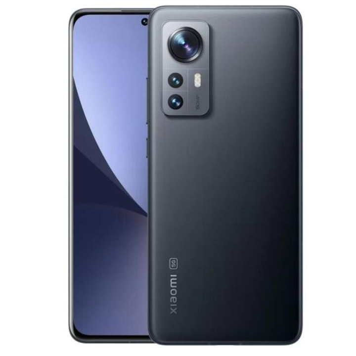 Xiaomi 12 Lite 8/256GB Dual-Sim mobiltelefon fekete (12L8256black)