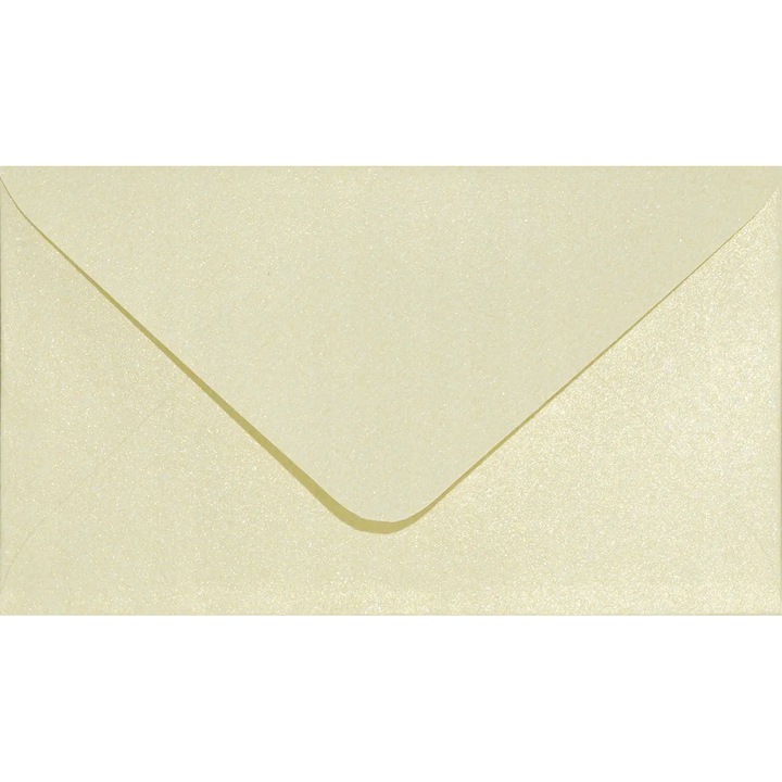Комплект 25 метални декоративни плика C8, 5.8x10 Aster Metallic Gold Ivory vanilla, 120g