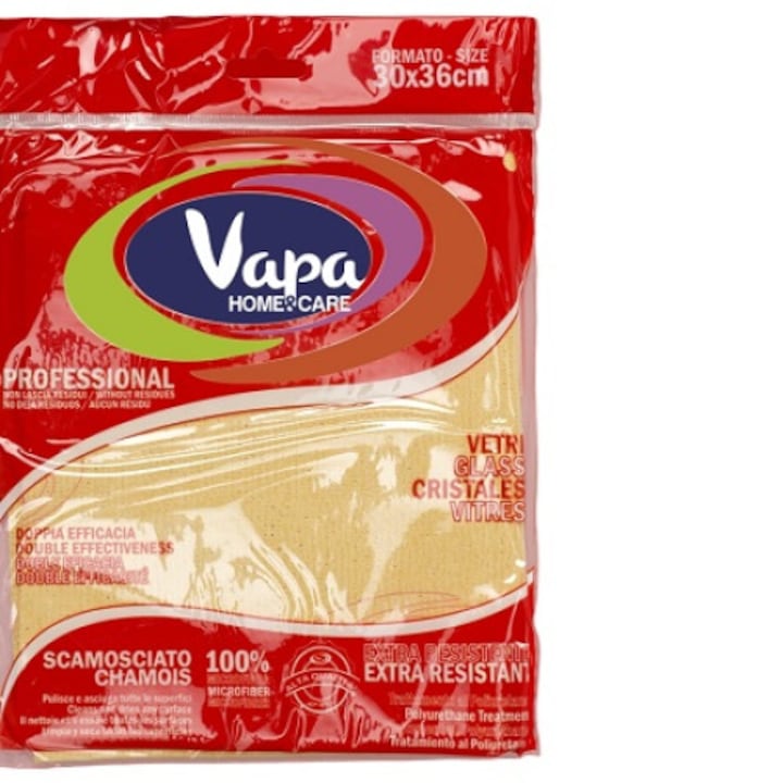 Laveta microfibra pentru sticla 30x36 cm Vapa