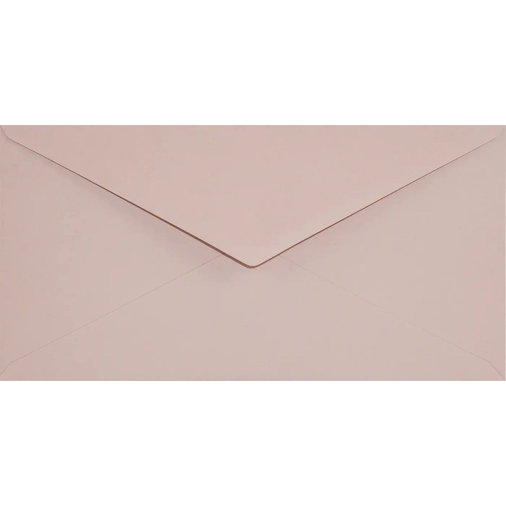 Set de plicuri decorative in culori, Netuno, Keaykolour, DL, 110x220mm, Lipire umeda, V-tip, 120g/m2, Hartie, Roz, 500 buc