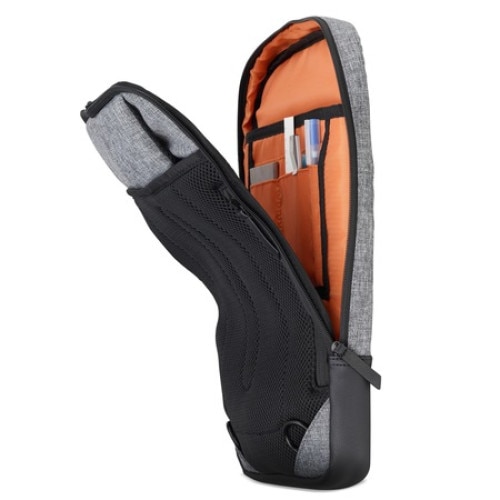 Rucsac pentru laptop, Acer, Poliester, Slim, 14", Gri/Negru