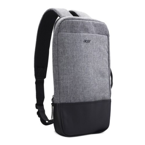 Rucsac pentru laptop, Acer, Poliester, Slim, 14", Gri/Negru
