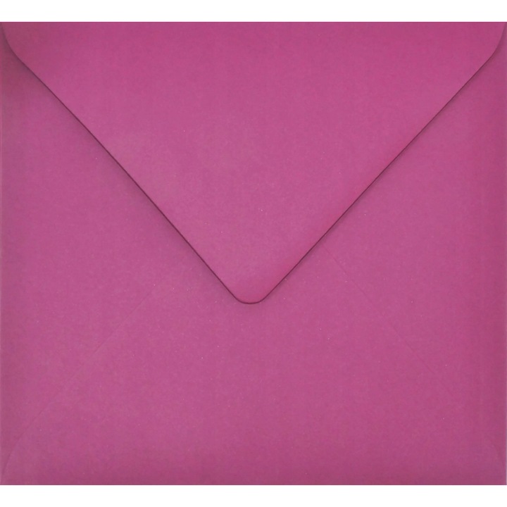 Set de plicuri decorative in culori patrate, Netuno, Keaykolour, K4, 153x153mm, Lipire umeda, V-tip, 120g/m2, Hartie, violet, 500 buc