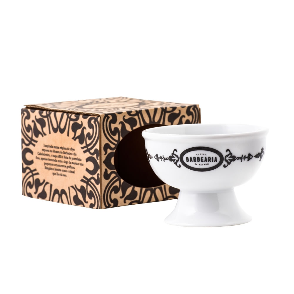 Bol de barbierit din portelan Antiga Barbearia