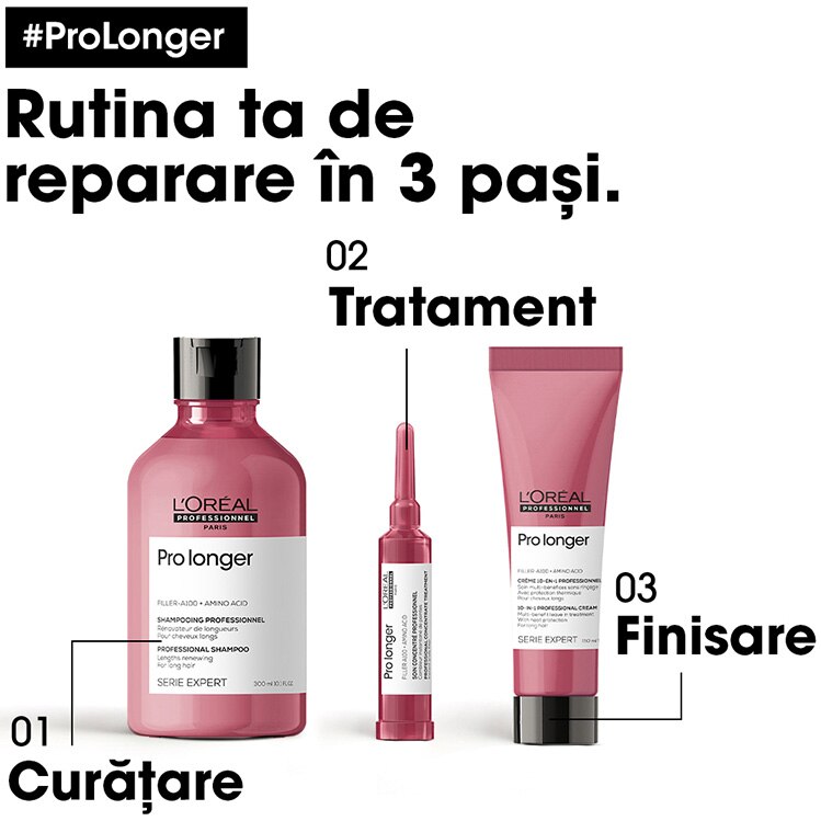 Комплект L'Oreal Professionnel Serie Expert PRO LONGER 3: Шампоан, 300 ...