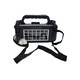 Boxa Portabila cu Incarcare Solara cu Radio, Bluetooth, Lanterna, Card, USB, AUX, bec disco, Negru