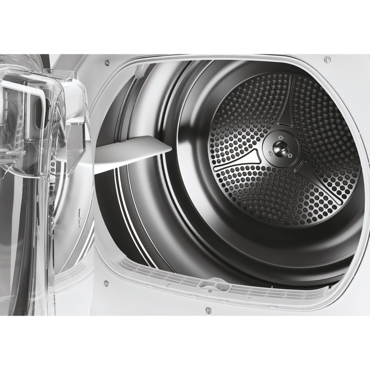 Uscator de rufe, Candy, H9A2TRE-S, 9kg, 15+1 programe, WiFi, Alb