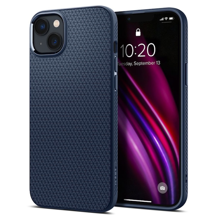 Husa Apple iPhone 14 Spigen Liquid Air - Navy Blue