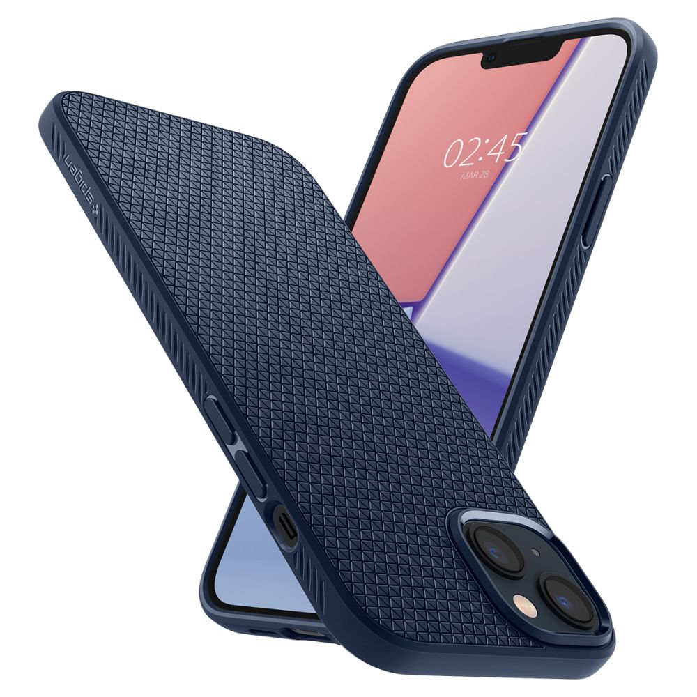 Husa Apple iPhone 14 Spigen Liquid Air - Navy Blue