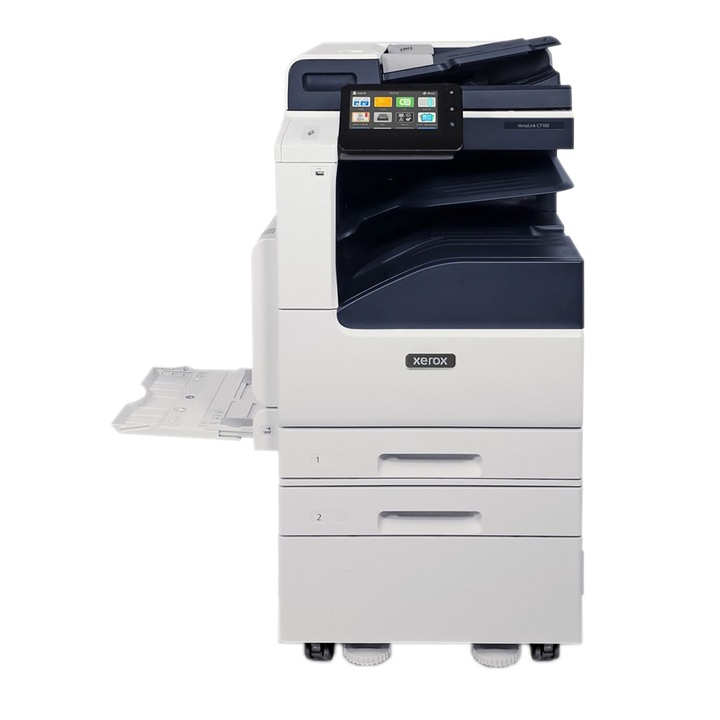 Imprimanta Multifunctionala Laser Xerox VersaLink C7125, A3, Color, DADF Single Pass, Stand mobil, Tonere Start, 2 casete hartie