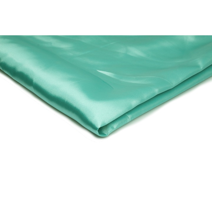 Сатен Нетеда, тип сатен, тъмно мента, размер 50 см x 150 см