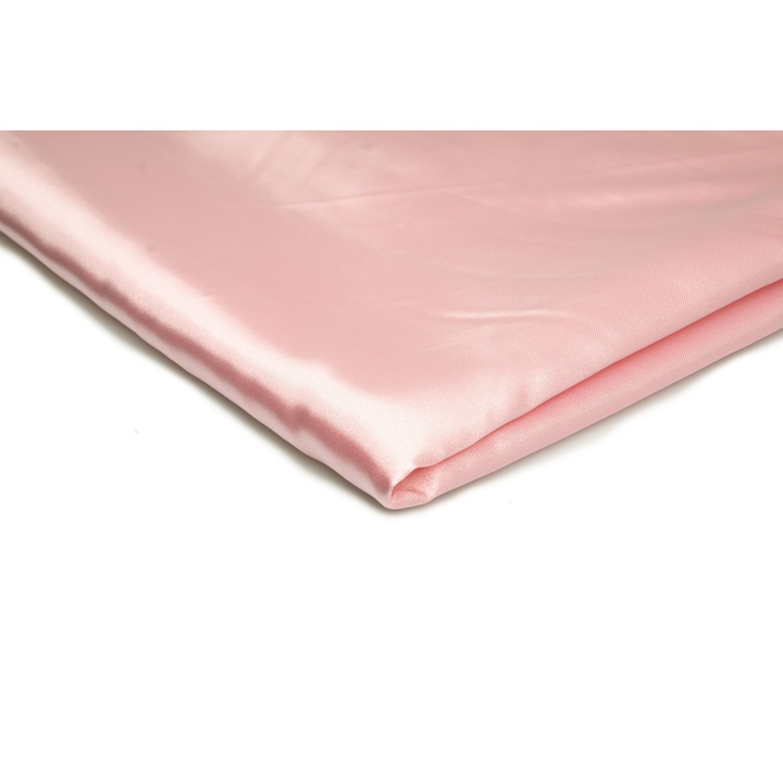 Satin Neteda, tip satin, Bomboane roz, dimensiune 50 cm x 150 cm