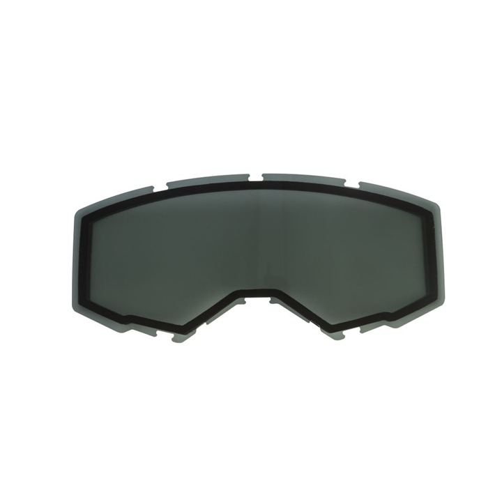 Sticla rezerva ochelari cross/enduro Fly Racing Dual Lens W/O, fumuriu