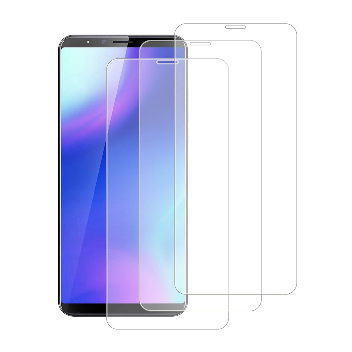 3x Pellicola per Cubot X18 Plus protettiva, rivestimento al 100%, Protezione