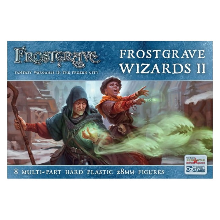 Set de figurine Frostgrave Wizards II, North Star, 8 miniaturi