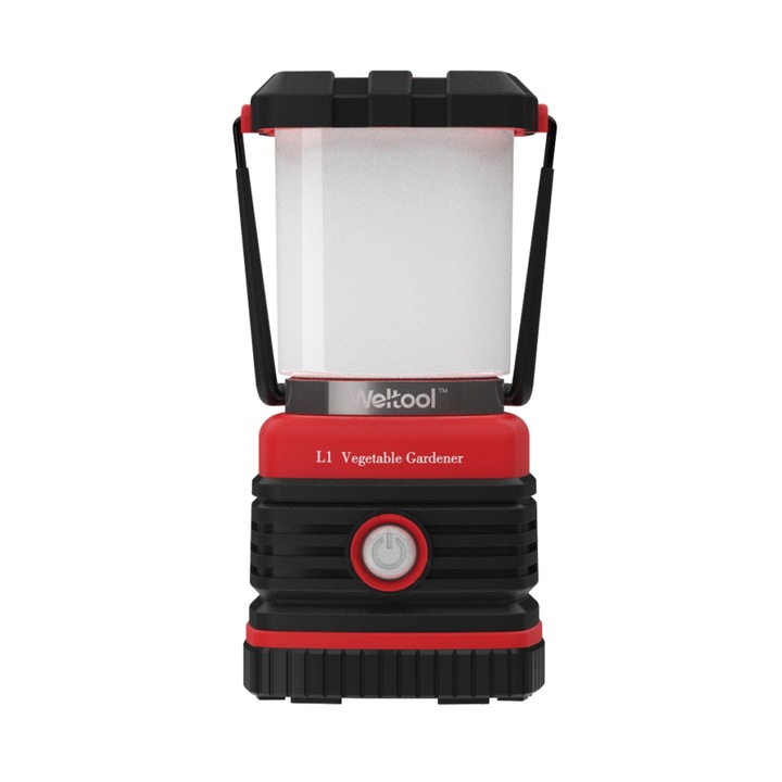 Фенер Weltool L1 705 лумена, с бяла и червена светлина, подвижен абажур, две точки за закрепване