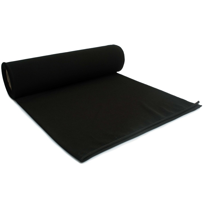 Tricotaje din ITY, Culoare Negru, dimensiune 50 cm x 150 cm