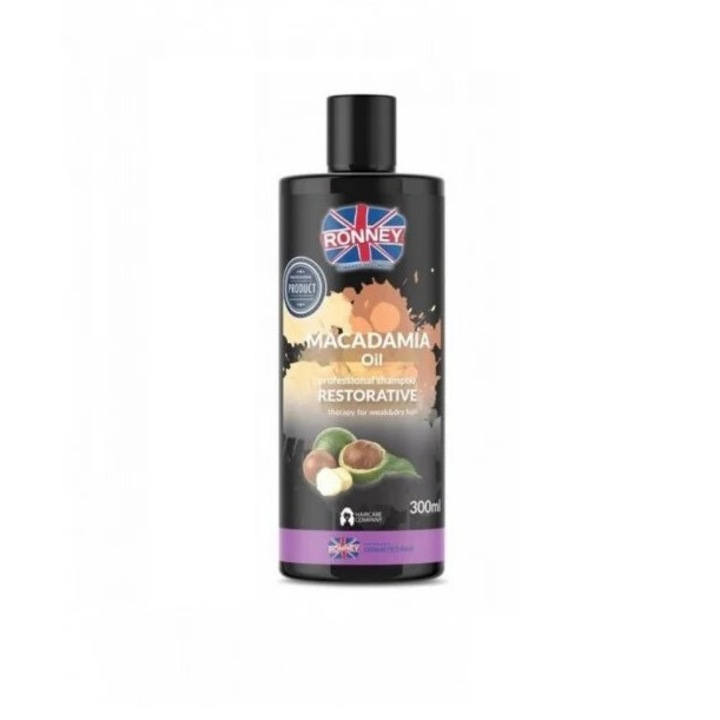 Sampon restructurant pentru par uscat 300 ml, Ronney Macadamia Oil