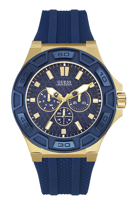 Guess, Szilikonszíjas kvarc karóra, Tengerészkék