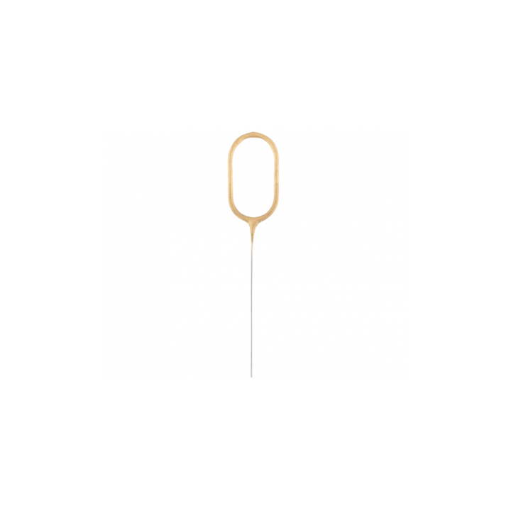 Искряща свещ Номер 0, За торта, Златист, 17 см