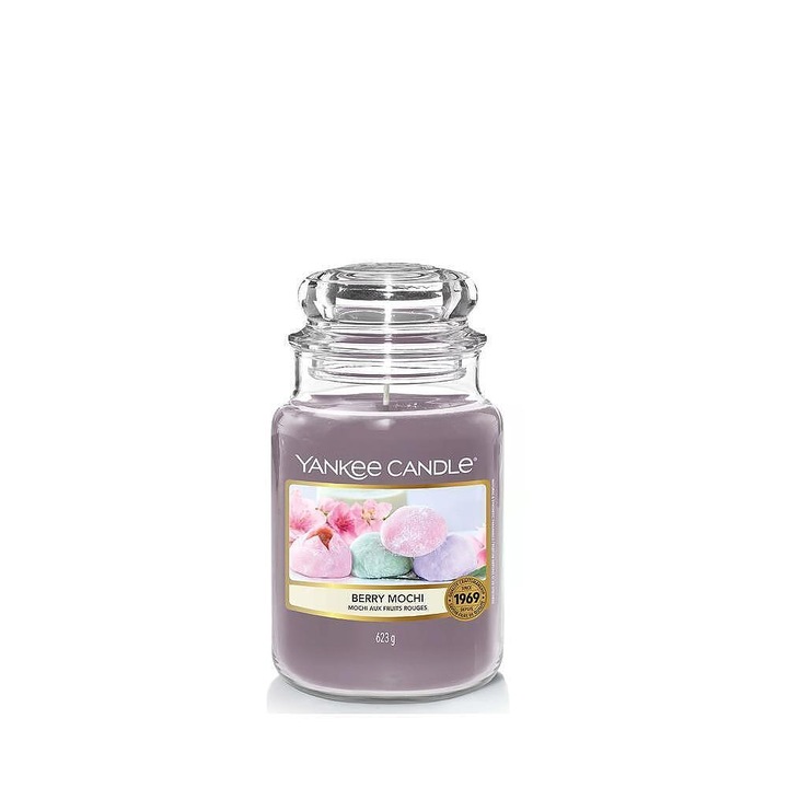 Свещ Yankee Candle Berry Mochi, Среден буркан, 411г