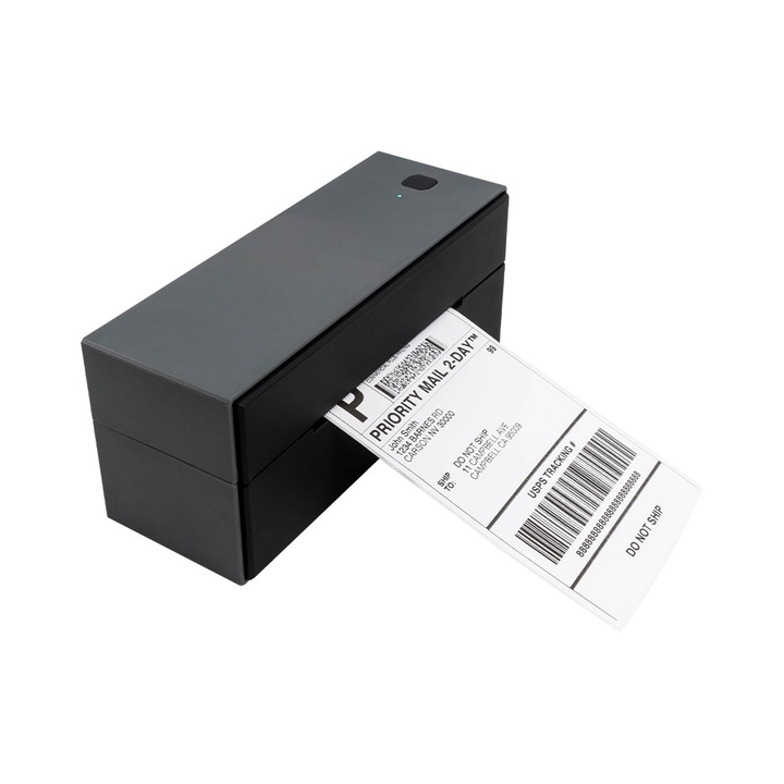 Imprimanta termica volum mare, etichete formate mari tip LW, DK, Zebra, conectare USB sau bluetooth, aplicatie gratuita, AIMO AM-242-BT