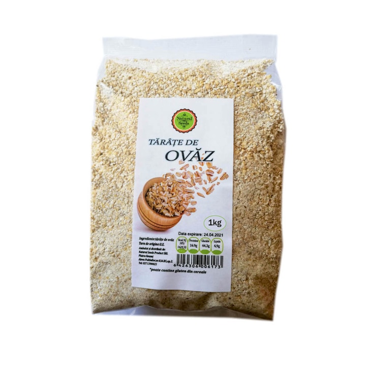 Tarate de Ovaz 1Kg, Natural Seeds Product