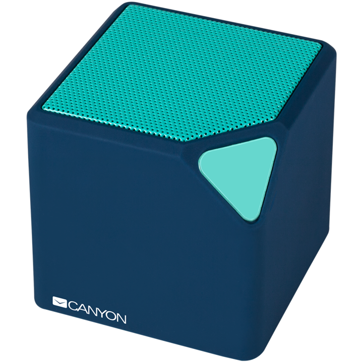 Boxa portabila Canyon, Ultra compacta, Bluetooth, Albastra