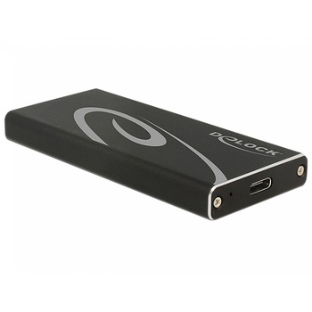 Rack extern M.2 SSD 42 mm la USB 3.1 tip C, Delock 42572 Rack extern M.2 SSD 42 mm la USB 3.1 tip C, Delock 42572