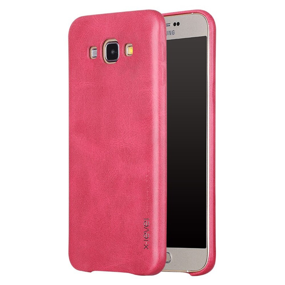Husa de protectie X-Level Vintage pentru Galaxy J1 2016, rosu