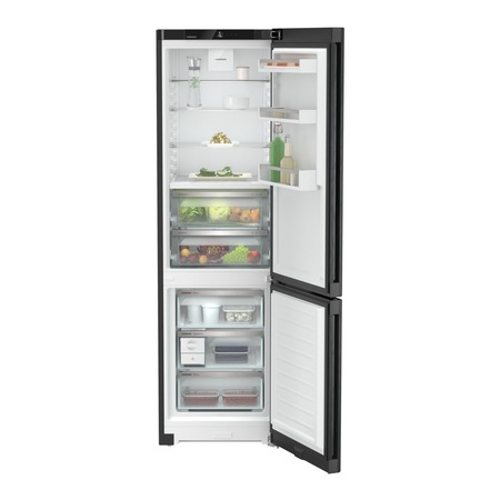 Combina frigorifica Liebherr CBNbda 5723, 360 l, NoFrost, BioFresh 0°C, DuoCooling, Interior Fit, Clasa A, Touch Display, H 201.5 Inox