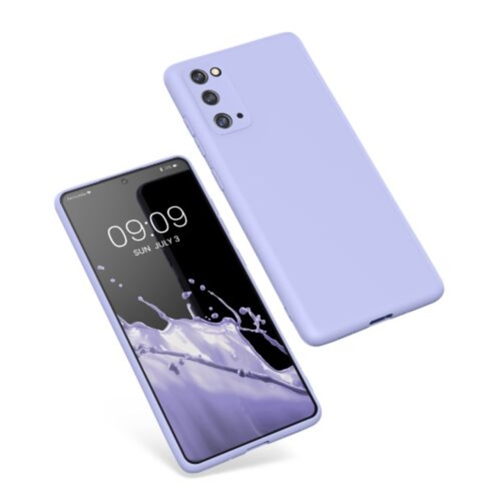 Kwmobile tok Samsung Galaxy S20 FE-hez, szilikon, kék, 56682.108