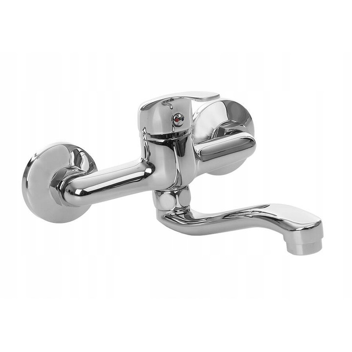 Konyhai fali csaptelep, Bútor, Egyszeres vezérlés, Króm