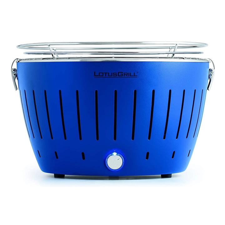 Gratar carbuni LOTUS GRILL Classic G340 Albastru, Portabil