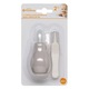 Set Pompita Manuala Nazala Si Penseta Plastic, Pentru Bebelusi, Premium, Gri