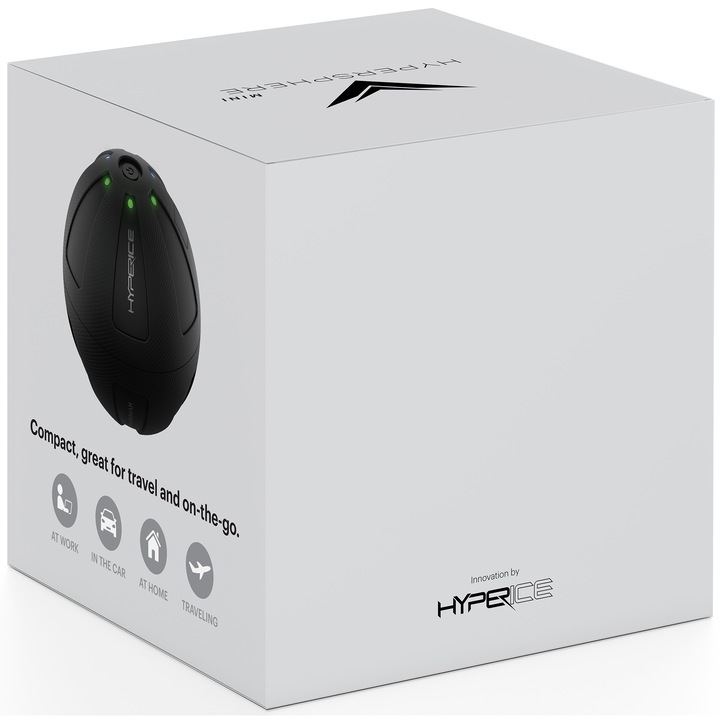 Mini sfera cu vibratie pentru refacere Hyper Sphere Mini, 3 trepte vibratii, autonomie pana la 2 ore, Motor High-torque 40W, Hyperice