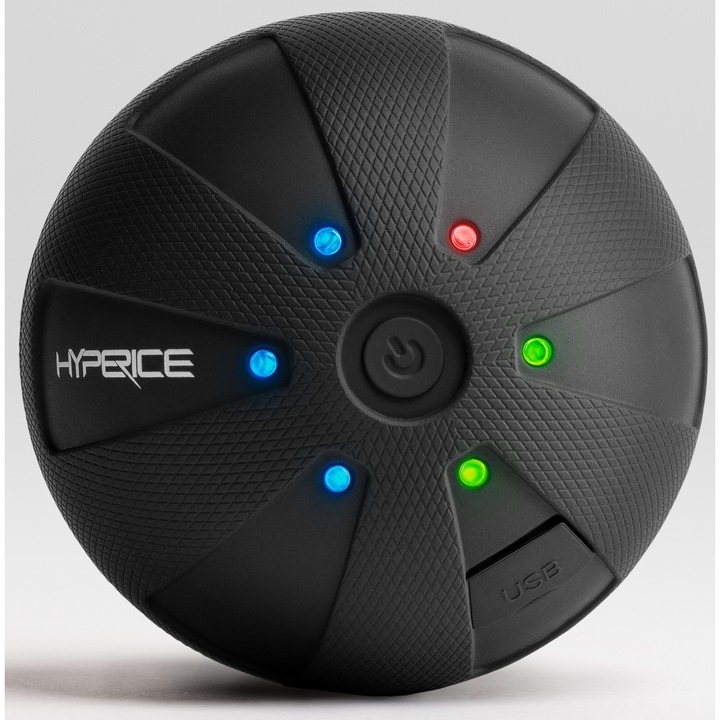 Mini sfera cu vibratie pentru refacere Hyper Sphere Mini, 3 trepte vibratii, autonomie pana la 2 ore, Motor High-torque 40W, Hyperice