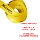 Chinga fixare reglabila cu clichet MasterLock 6m x 35mm Galben