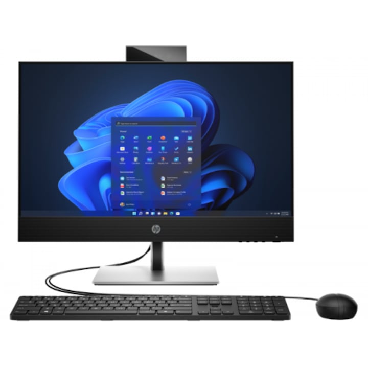 Sistem All In One PC HP ProOne 440 G9, 23.8" Full HD, Intel® Core™ i5 13500T pana la 4.6 GHz, 16 GB RAM DDR4 3200, 512 GB SSD, Intel® UHD Graphics 770, Windwos 11 Pro, Black 13500T