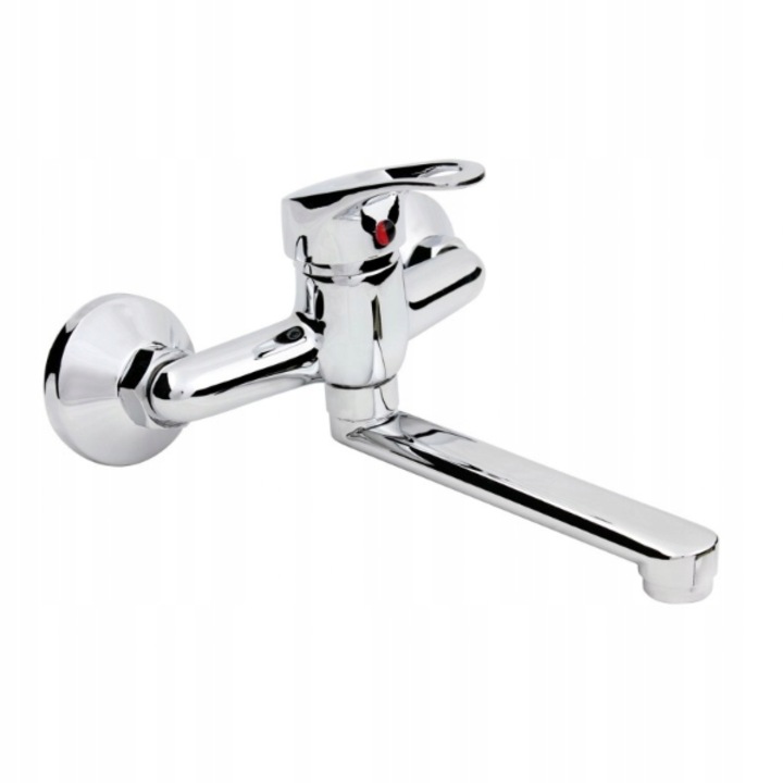 Смесител за мивка Atut, Hydroland, Brass, Сребрист