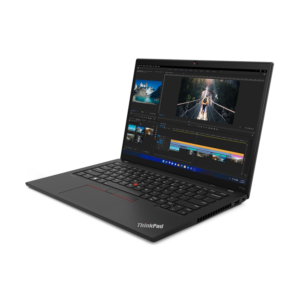 Laptop Lenovo ThinkPad P14s Gen 4 (Intel), 14" 2.8K 2880x1800 OLED 400nits, Intel Core i5-1340P 12-core, 32 GB DDR5, 2TB SSD m2 PCIe, Intel Iris Xe Graphics, Windows 11 Pro, Aluminium Carbon Case 1.34kg Black