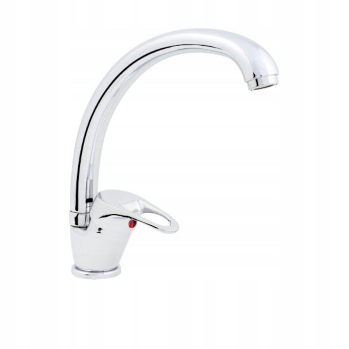 Смесител за мивка, Hydroland, месинг, сребрист