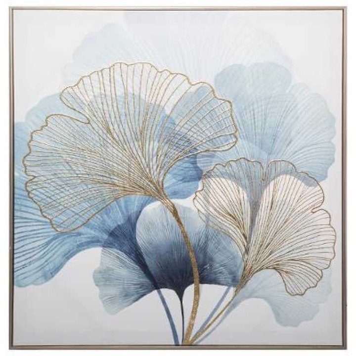 Ginkgo levél festmény, 58x58