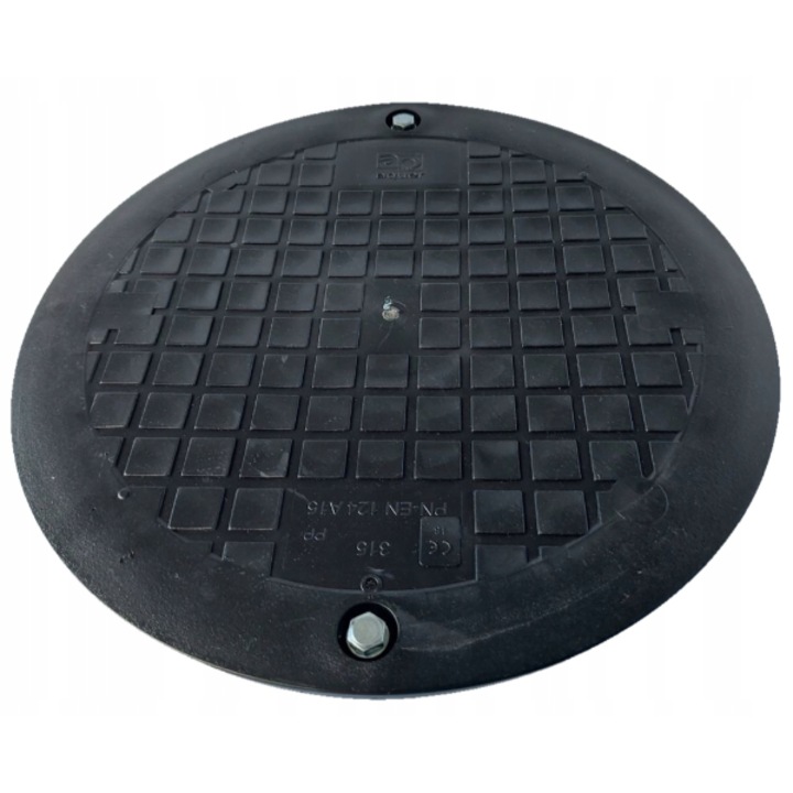 Capac sistem de irigare, Aquer, 315mm, Polipropilena, Negru