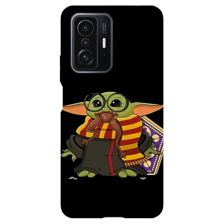 Кейс съвместим с Xiaomi 12 Pro модел Hogwarts Baby Yoda, силикон, TPU, обратното