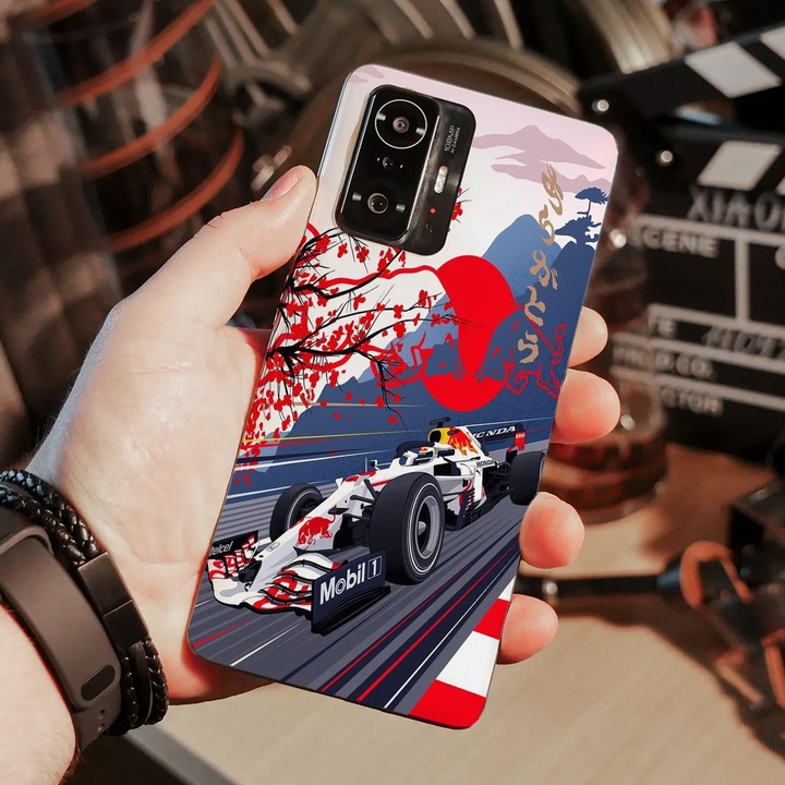 Кейс съвместим с Xiaomi Redmi Note 11 Pro Formula F1 модел Red Bull, Силикон, TPU, Viceversa