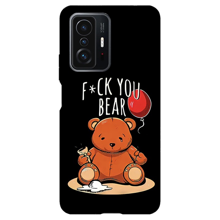 Кейс съвместим с модел Xiaomi 12 Pro I hate bears, Силикон, TPU, Обратно