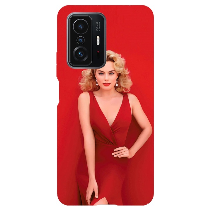 Кейс съвместим с модел Xiaomi 11T Pro 5G Margot Robbie, силикон, TPU, обратното