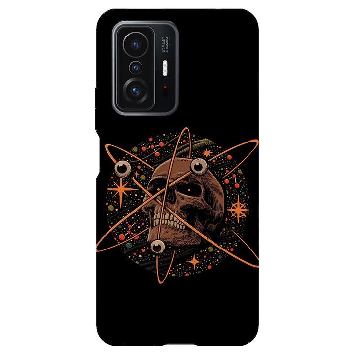 Капак, съвместим с Xiaomi 11T 5G модел Skull atom, Silicon, TPU, обратното